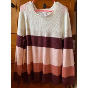 Ava & Viv Plus-Size Stripe Sweater